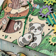 Casita educativa de madera - ZOO WORLD