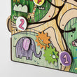 Casita educativa de madera - ZOO WORLD