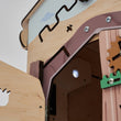 Casita educativa de madera "Dinosaurios" con iluminación