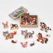 Puzle educativo de madera con animales BusyKids - 30 piezas