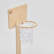 BusyKids Canasta de baloncesto infantil de madera para suelo