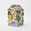 Casita educativa de madera - ZOO WORLD
