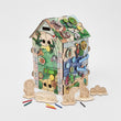Casita educativa de madera - ZOO WORLD