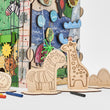 Casita educativa de madera - ZOO WORLD