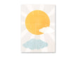 BusyKids Cuadro en lienzo SUN para la habitación infantil