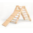 Set de escalada modular para niños 2 en 1 con tabla de doble cara