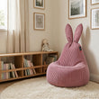 Puf infantil Mommy Rabbit – tejido de pana FEEL suave y resistente