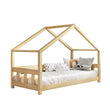 Cama infantil en forma de casita BusyKids MAMI-ONE con panel frontal y entrada abierta