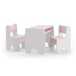 Conjunto de muebles infantiles TIMI: mesa con una o dos sillas