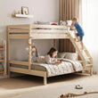 Cama litera de madera BusyKids FAMI-MAX para 3 personas 200 × 90/200 × 140 cm