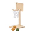 BusyKids Canasta de baloncesto infantil de madera para suelo
