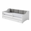 Cama infantil ERYK-ONE con paneles suaves y cajón de almacenamiento