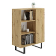 Cómoda FONDI de estilo loft con patas metálicas
