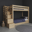 BusyKids Litera MIRA-ONE 2 en 1 con escalera lateral y espacio de almacenaje 90 x 200 cm