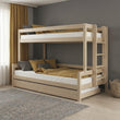 Litera BusyKids LUMI-ONE con escalera lateral 90 x 200 / 120 x 200 cm