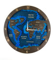 Reloj de pared BusyKids Mapa del Mundo