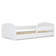 Cama Montessori infantil LEO 160 × 80 / 140 × 70 cm con barrera anticaídas