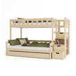 BusyKids FOXY-MAX litera con escalera de almacenaje 90 x 200 / 120 x 200 cm