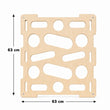 BusyKids Climbway ONE – panel de escalada modular con barra de dominadas