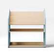 Estantería Montessori 2 en 1 polivalente - azul claro