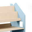 Estantería Montessori 2 en 1 polivalente - azul claro