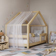 Cama infantil en forma de casita BusyKids MIMI-HOUSE con borde reforzado