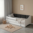 Cama infantil ERYK-ONE con paneles suaves y cajón de almacenamiento