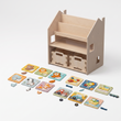 Estantería 2 en 1 + Caja de juguetes ×2 + contenido a elegir — Conjunto BusyKids · Puzles [fill:puzzles]