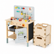 Banco de trabajo + Caja de juguetes ×2 — Conjunto BusyKids
