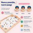 BusyKids Dynamic Arena – Hockey de mesa de madera para toda la familia