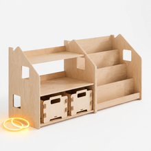 Estantería y cajas