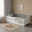 Cama infantil ERYK-ONE con paneles suaves y cajón de almacenamiento