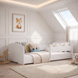 Cama Montessori infantil LEO 160 × 80 / 140 × 70 cm con barrera anticaídas