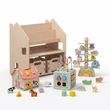 Estantería 2 en 1 + Caja de juguetes ×2 + contenido a elegir — Conjunto BusyKids · Formas y motricidad [fill:shapes]