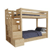 BusyKids Litera MIRA-ONE 2 en 1 con escalera lateral y espacio de almacenaje 90 x 200 cm