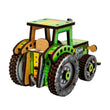 Maqueta 3D de madera Tractor turbo BusyKids