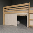 BusyKids Cortina de algodón para cama alta baja