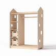 Armario casita + Caja de juguetes ×2 — Conjunto BusyKids
