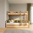 BusyKids FOXY litera con escalera frontal 90 x 200 / 120 x 200 cm
