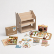 Estantería 2 en 1 + Caja Montessori desde 36 meses + contenido a elegir — Conjunto BusyKids · Historia: granja y bosque [fill:farmStory]
