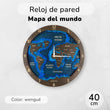 Reloj de pared BusyKids Mapa del Mundo