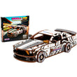 Maqueta 3D de madera Coche de policía deportivo BusyKids