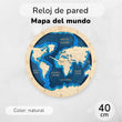 Reloj de pared BusyKids Mapa del Mundo