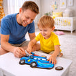 Puzzle de madera Coche de policía BusyKids
