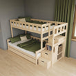 BusyKids FOXY-MAX litera con escalera de almacenaje 90 x 200 / 120 x 200 cm