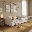 Cama Montessori infantil LEO 160 × 80 / 140 × 70 cm con barrera anticaídas