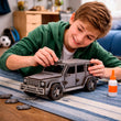 Maqueta 3D de madera SUV de lujo BusyKids
