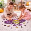 Puzzle de madera con forma Búho encantado A3 BusyKids