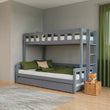BusyKids FOXY-ONE litera con escalera lateral 90 x 200 / 120 x 200 cm