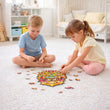 Puzzle de madera con forma León africano A4 BusyKids